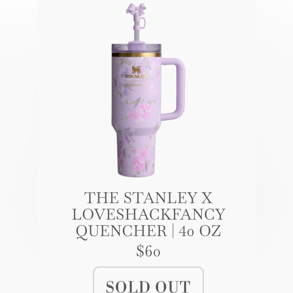 Stanley X LoveShackFancy “Happy Thoughts” 40oz
